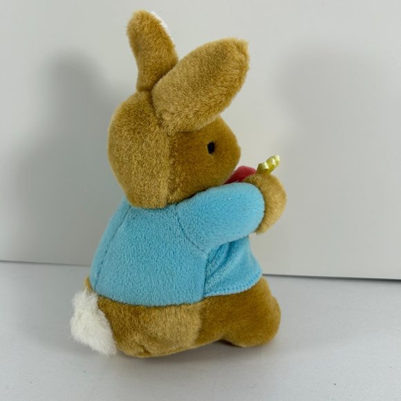 Vintage Eden Beatrix Potter Easter Bunny Peter Rabbit Plush Carrot Stuffed Toy - Picture 4 of 7